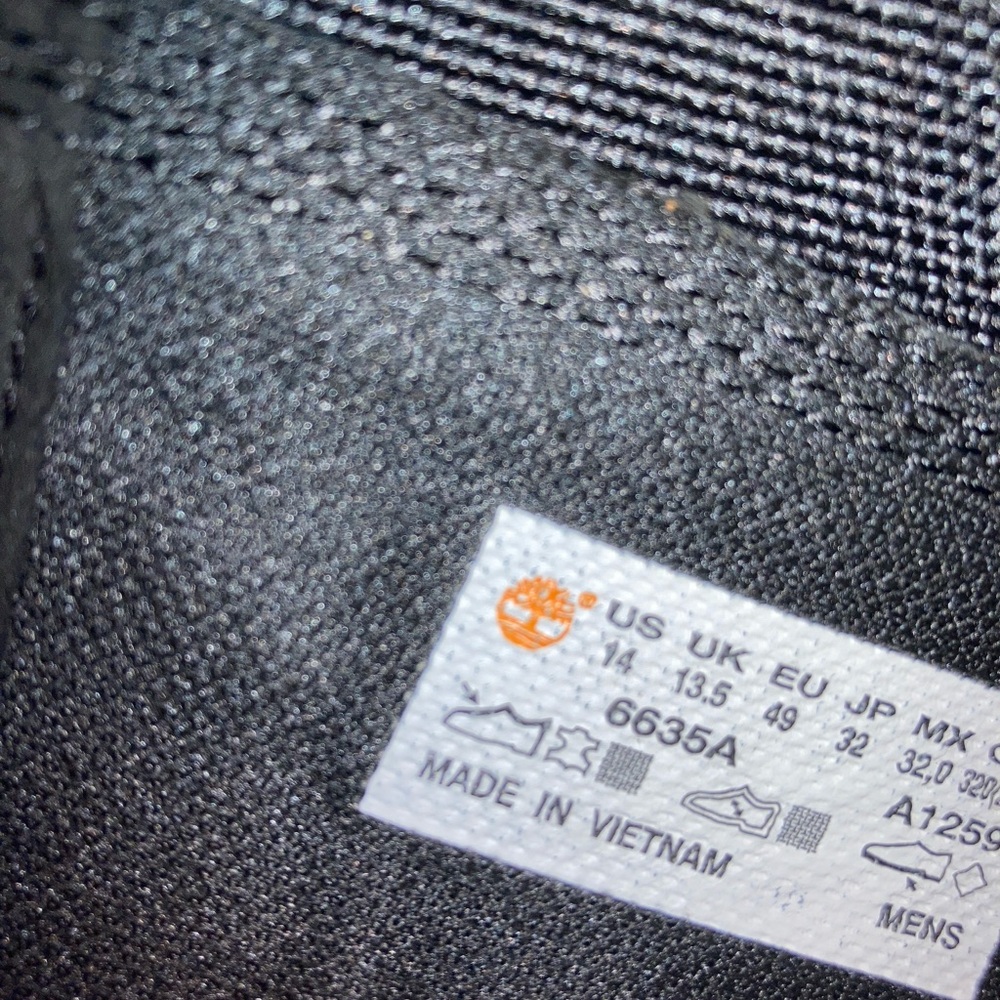 NEW Timberland Roll Top Boot Black 14 - Picture 6 of 7
